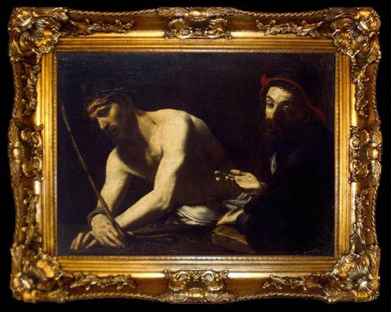 framed  CARACCIOLO, Giovanni Battista Christ and Caiaphas, ta009-2